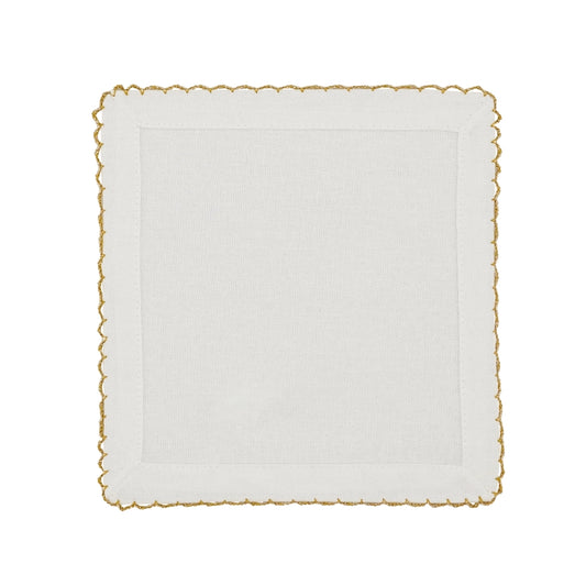 Whip Stitched Napkin, Gold