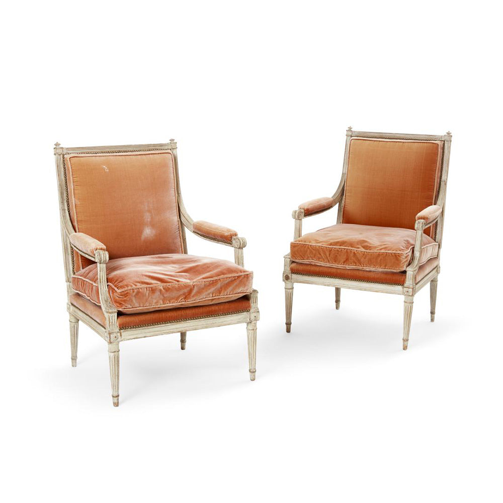 Pair Of Louis XVI Chairs, Late 18th Century