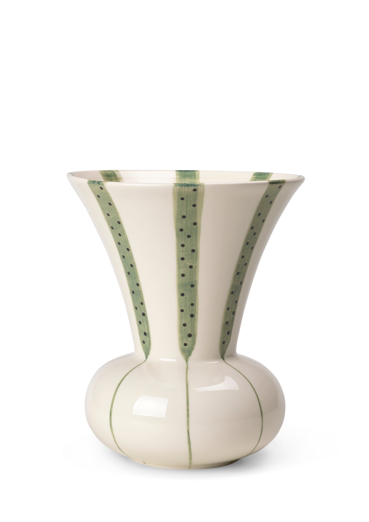 Kähler Signature Vase, Green