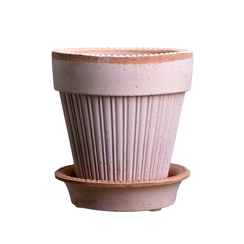 Simona Pot Set, Raw Rosa D 5.5" H 5.9" (14 cm)