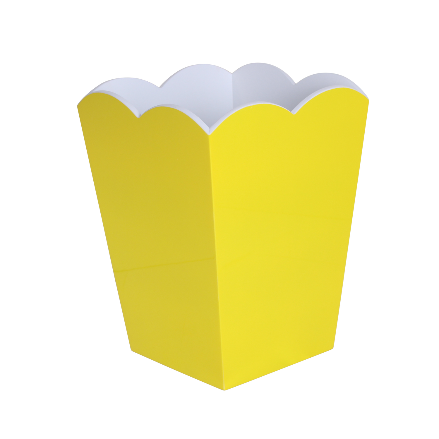 Scallop Bin Yellow White