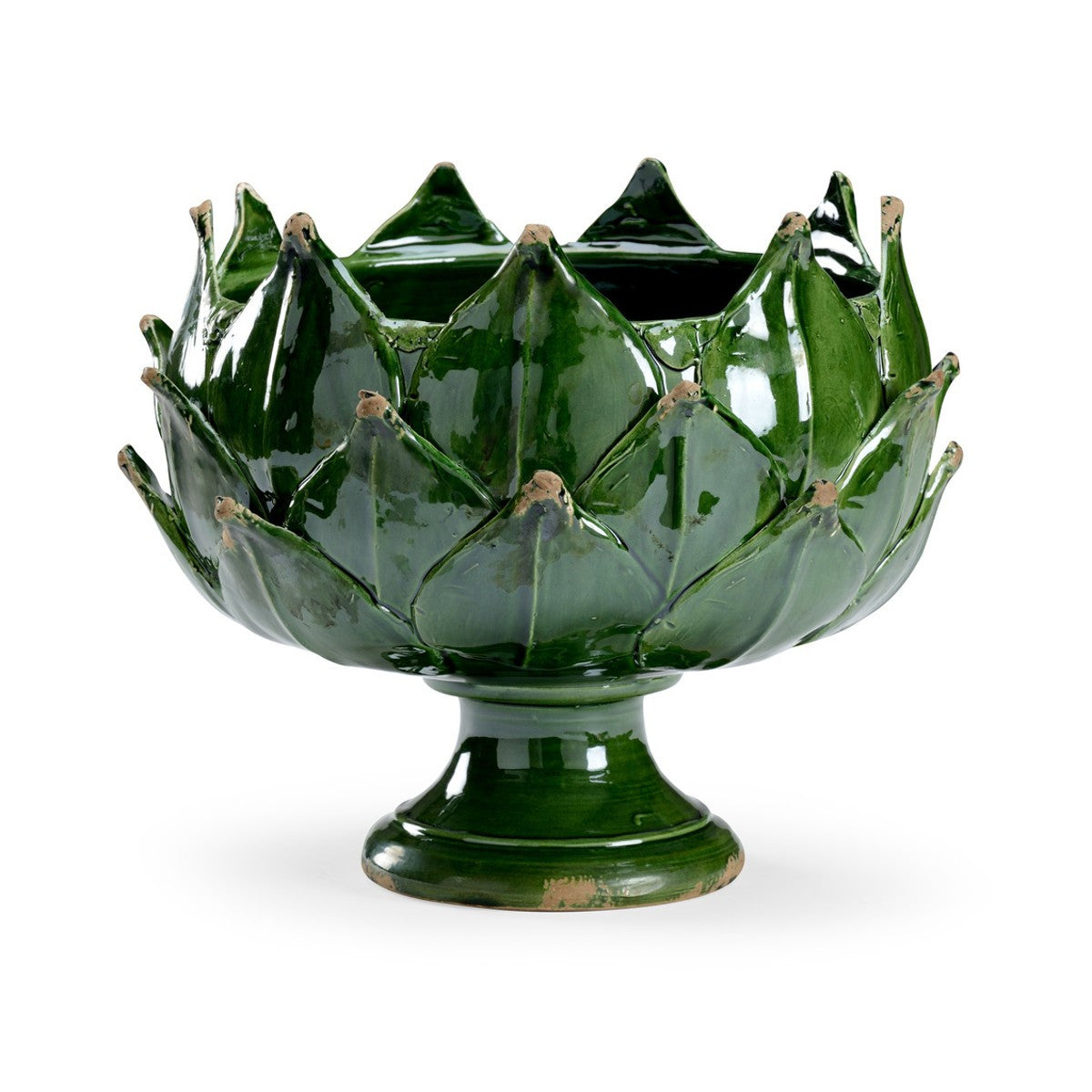 Green Leaf Porcelain Vase