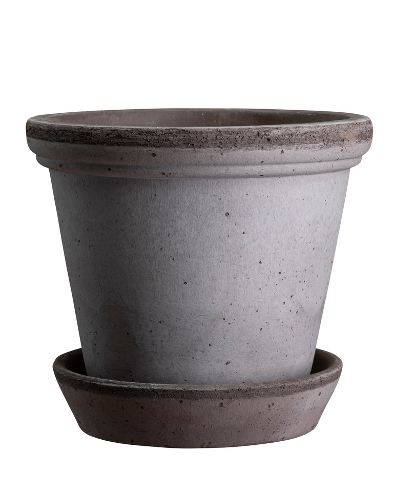 Flora Pot Set, Natural Gray