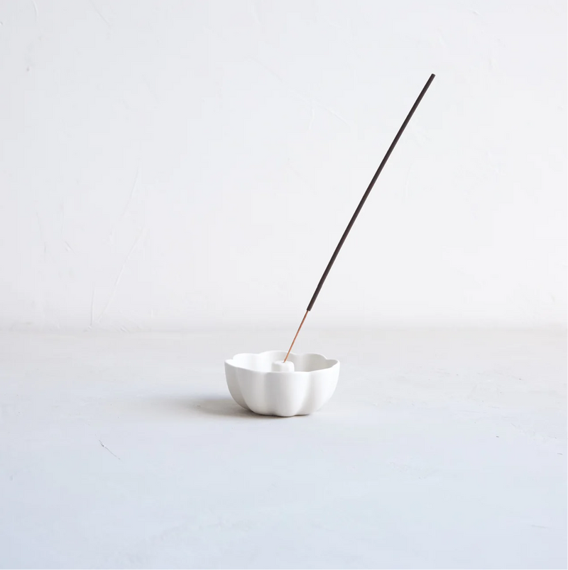 Ceramic Fleur Incense Holder