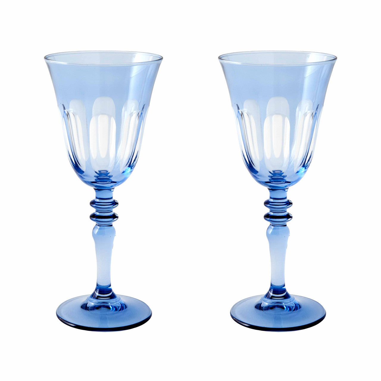 Rialto Glass Wine Thistle , Set Of 2