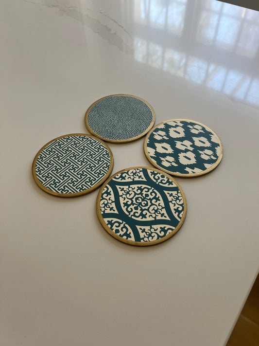 Coaster Chinese Blue (Set of 4)