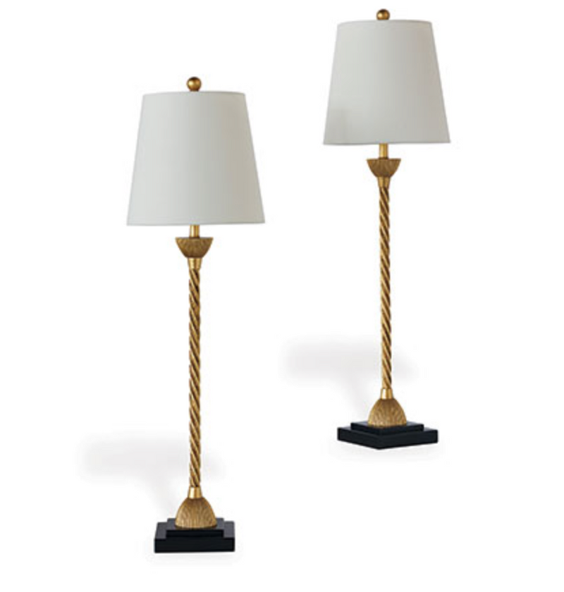 Delfern Gold Buffet Lamp Set Of 2