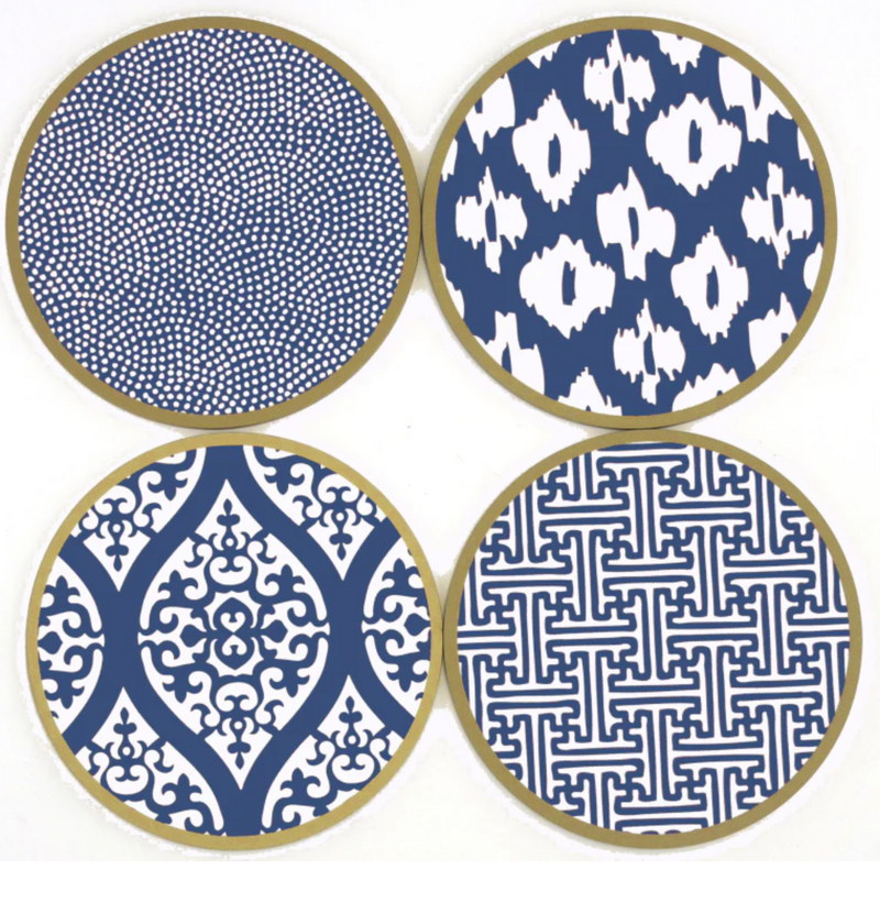 Coaster Navy (Set of 4)