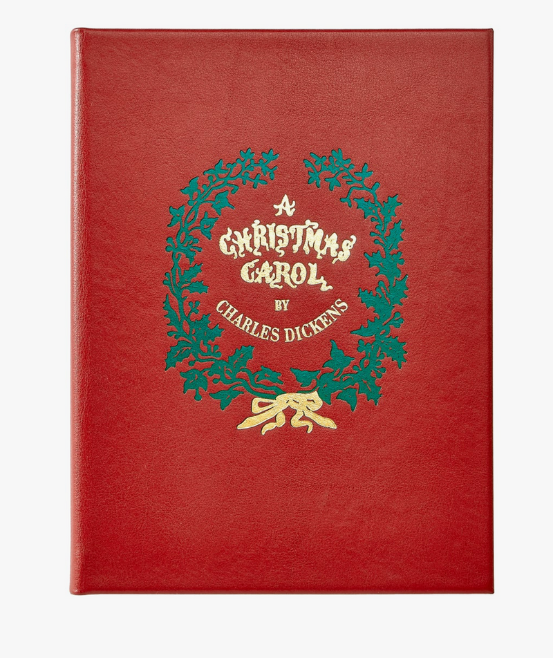 A Christmas Carol - Red Bonded Leather