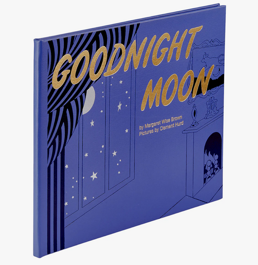 Goodnight Moon Blue Bonded Leather