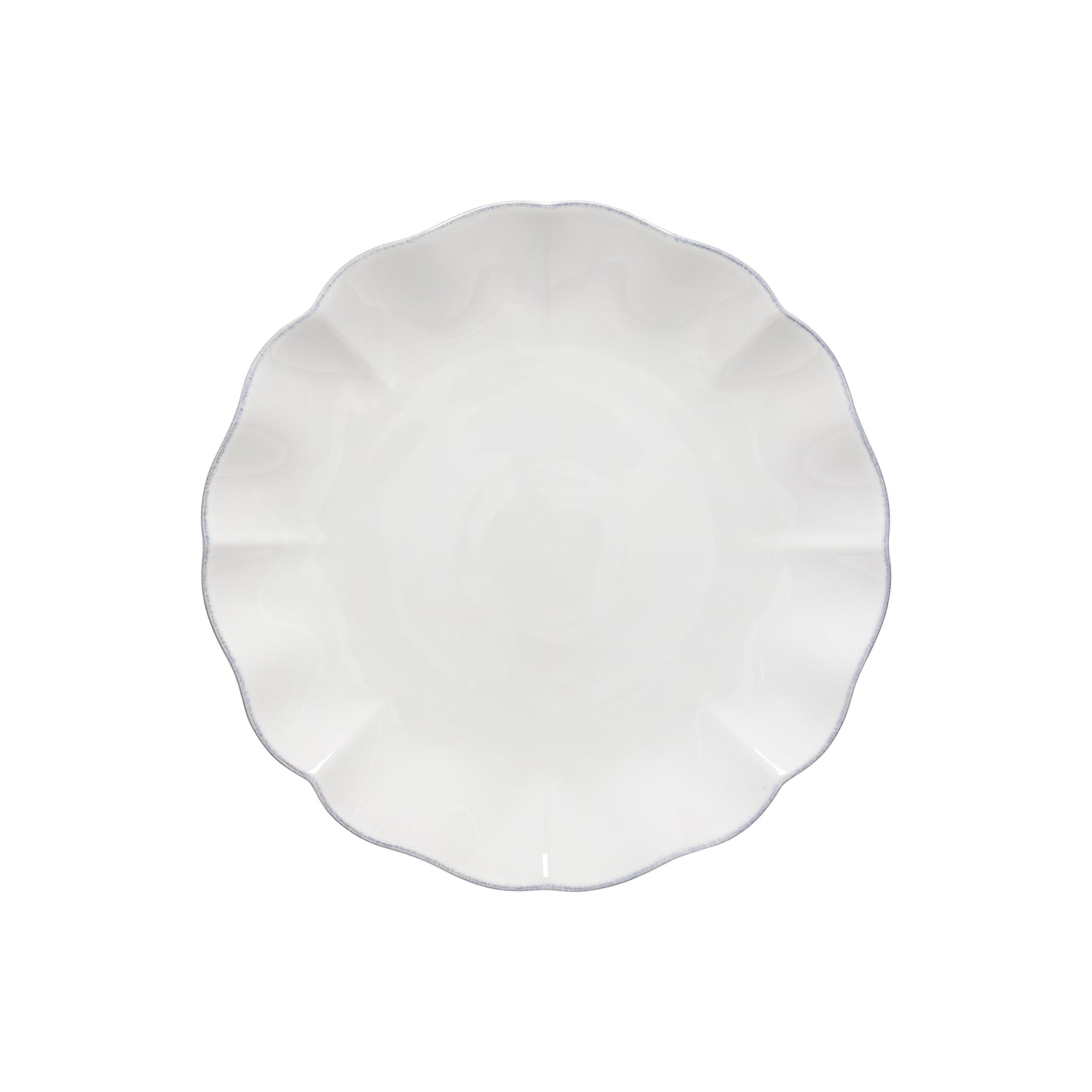 Dinner Plate White Rosa