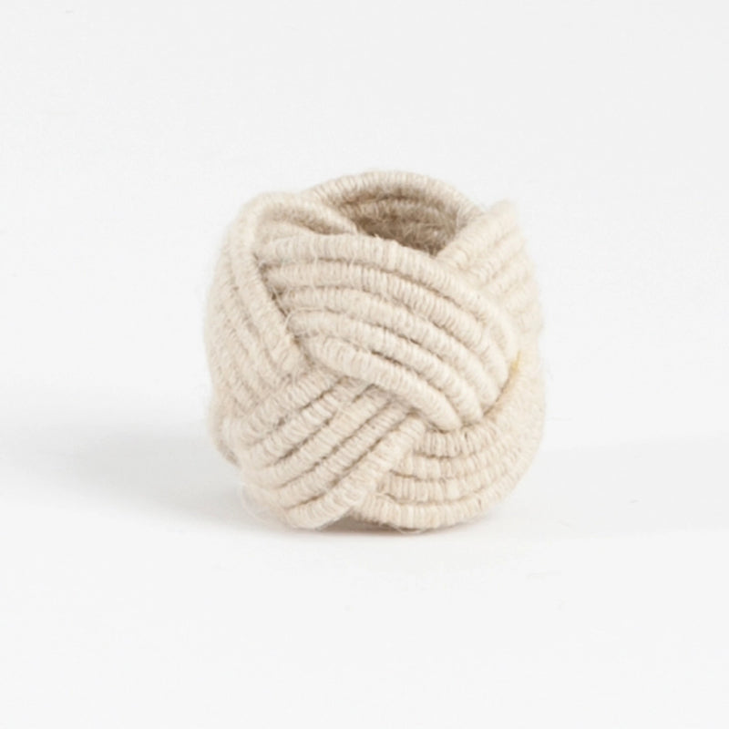 Braided Jute Napkin Ring Set of 4