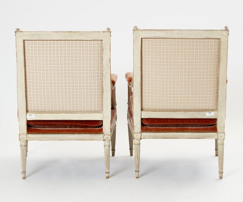 Pair Of Louis XVI Chairs, Late 18th Century