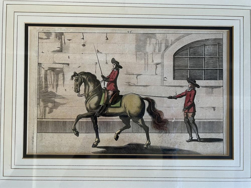 German Equestrian Engravings