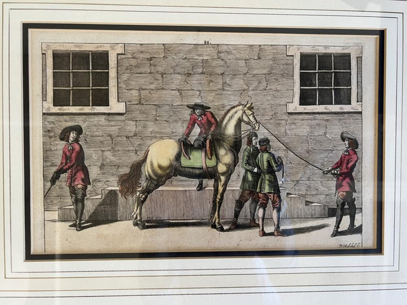 German Equestrian Engravings