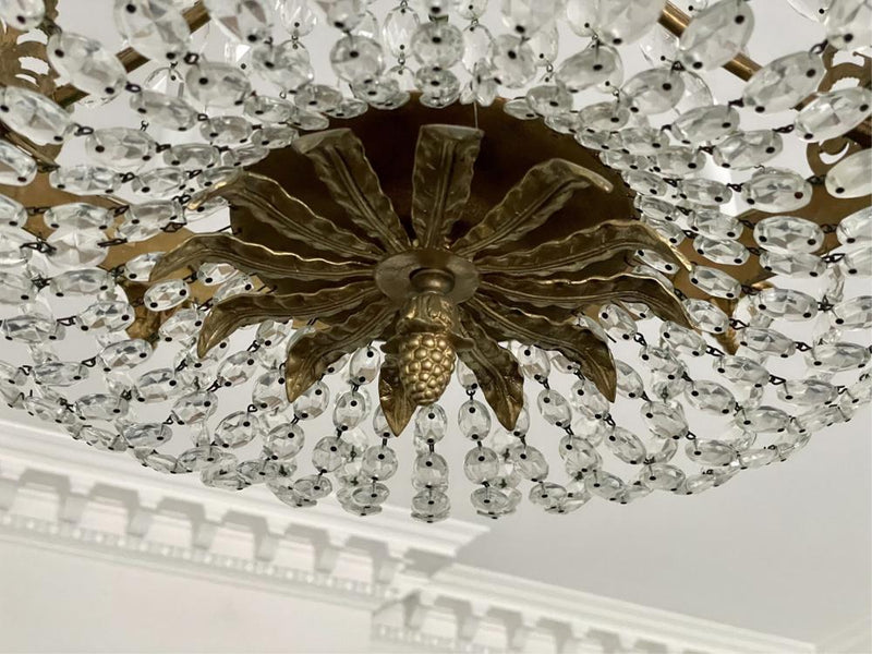 French Empire Crystal Chandelier