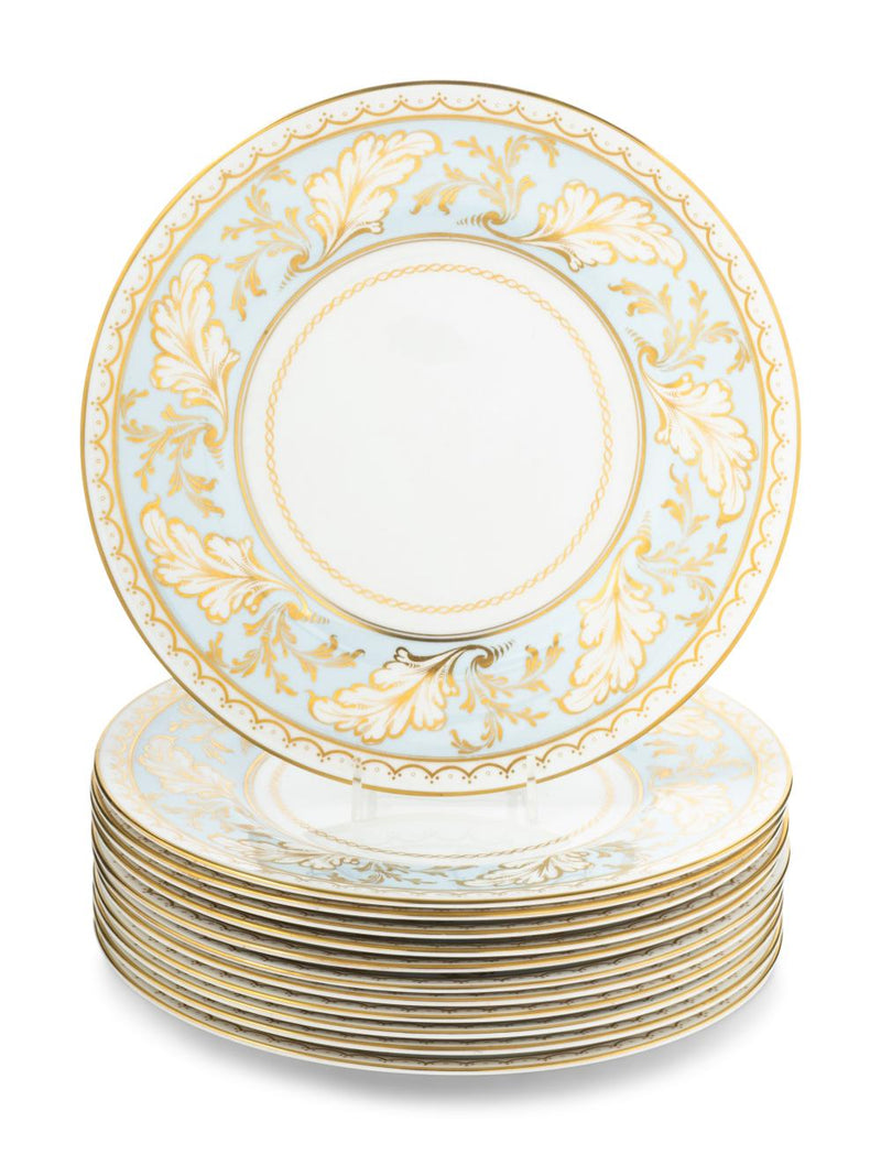 Royal Worcester Porcelain Dinner Plates