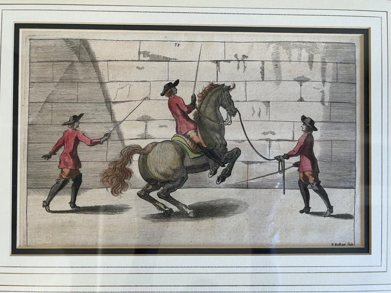 German Equestrian Engravings