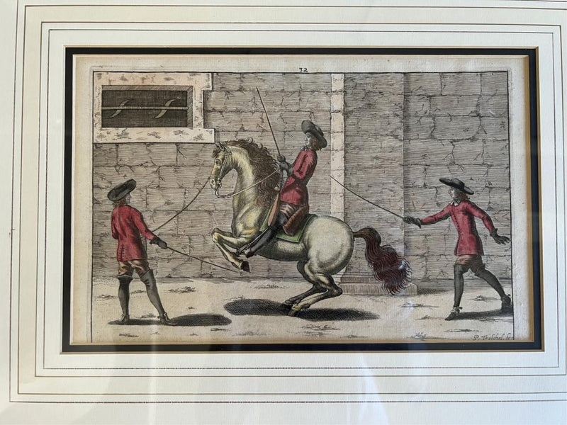 German Equestrian Engravings