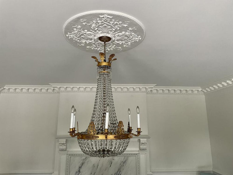 French Empire Crystal Chandelier