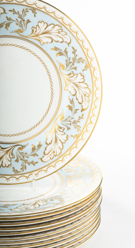 Royal Worcester Porcelain Dinner Plates