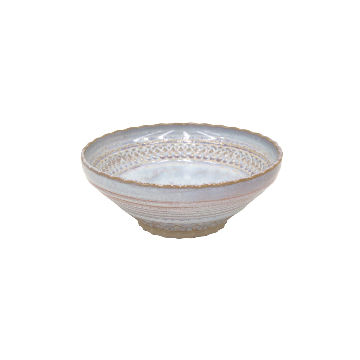 Soup/Cereal Bowl Nacar/Mother of Pearl Cristal